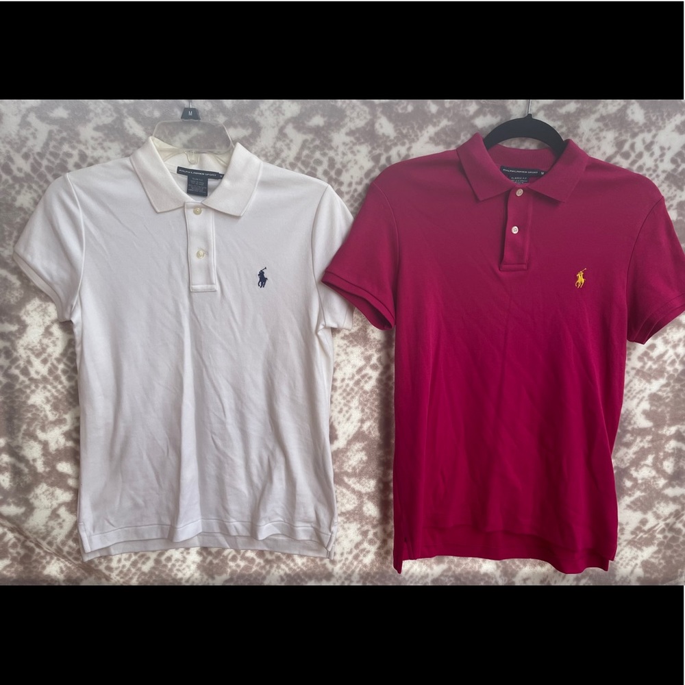 2 woman’s Ralph Lauren Polos (excellent condition)
